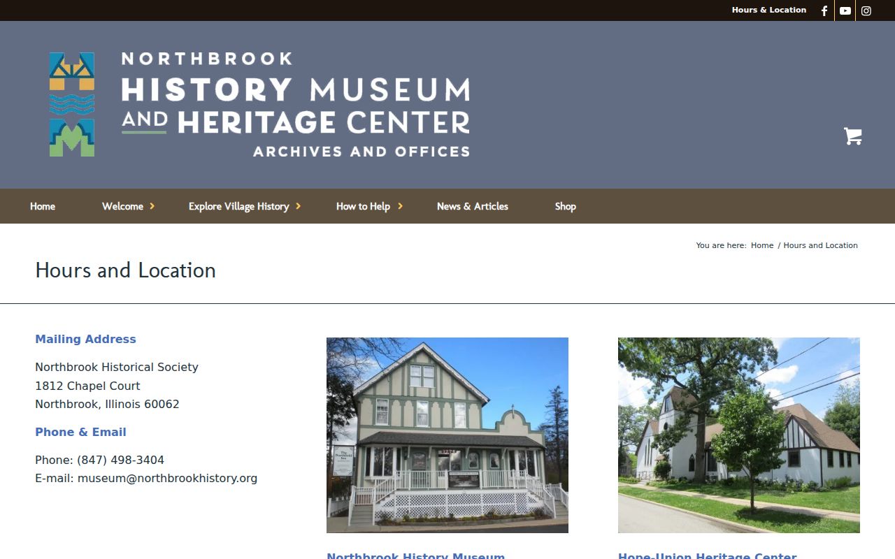 Northbrook city directory archive access at the Historical Society